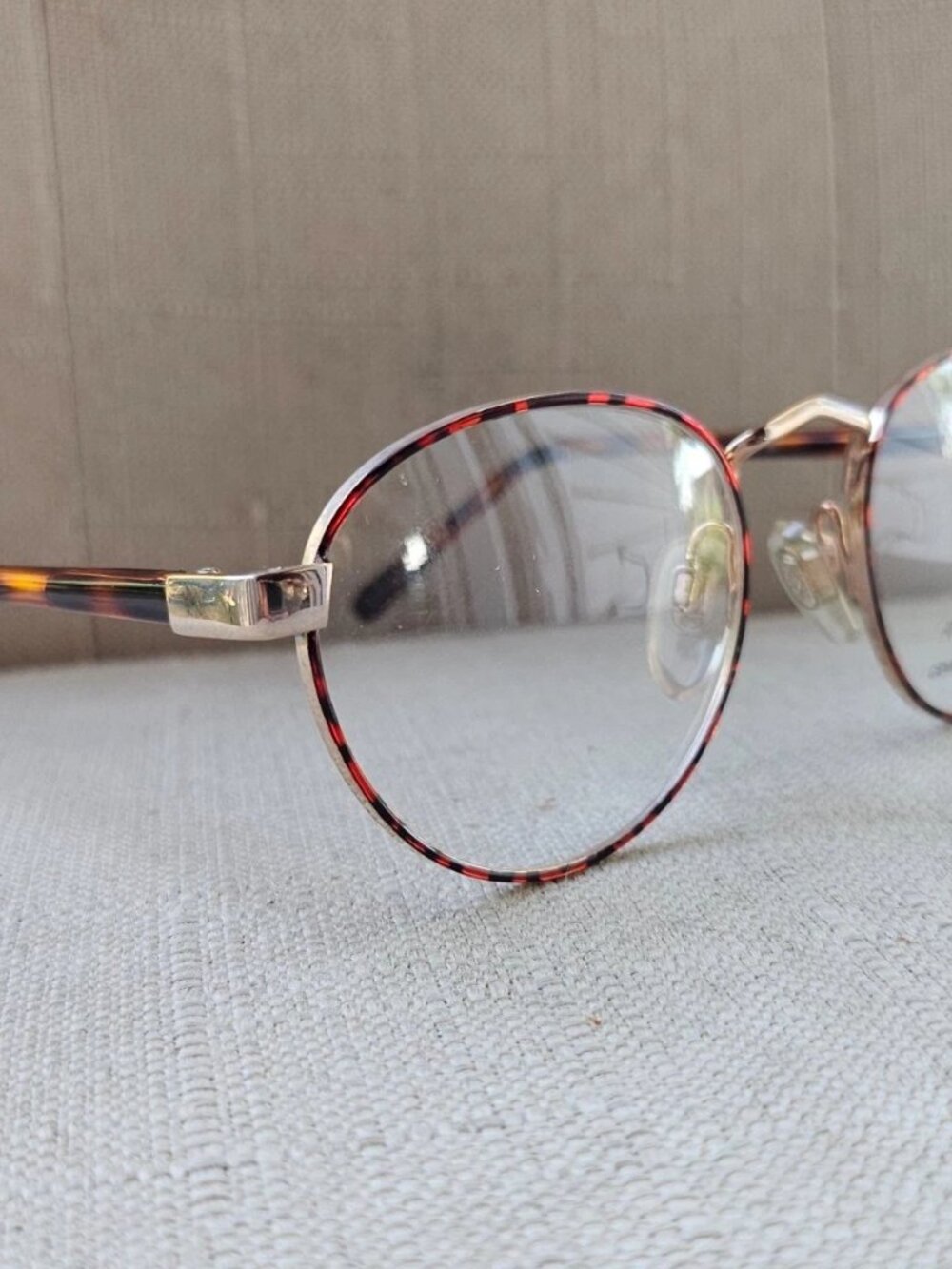 Anthony Martin Women Eyeglasses Frame Brown/Gold Tone Eyewear Glasses NWT - Picture 2 of 13